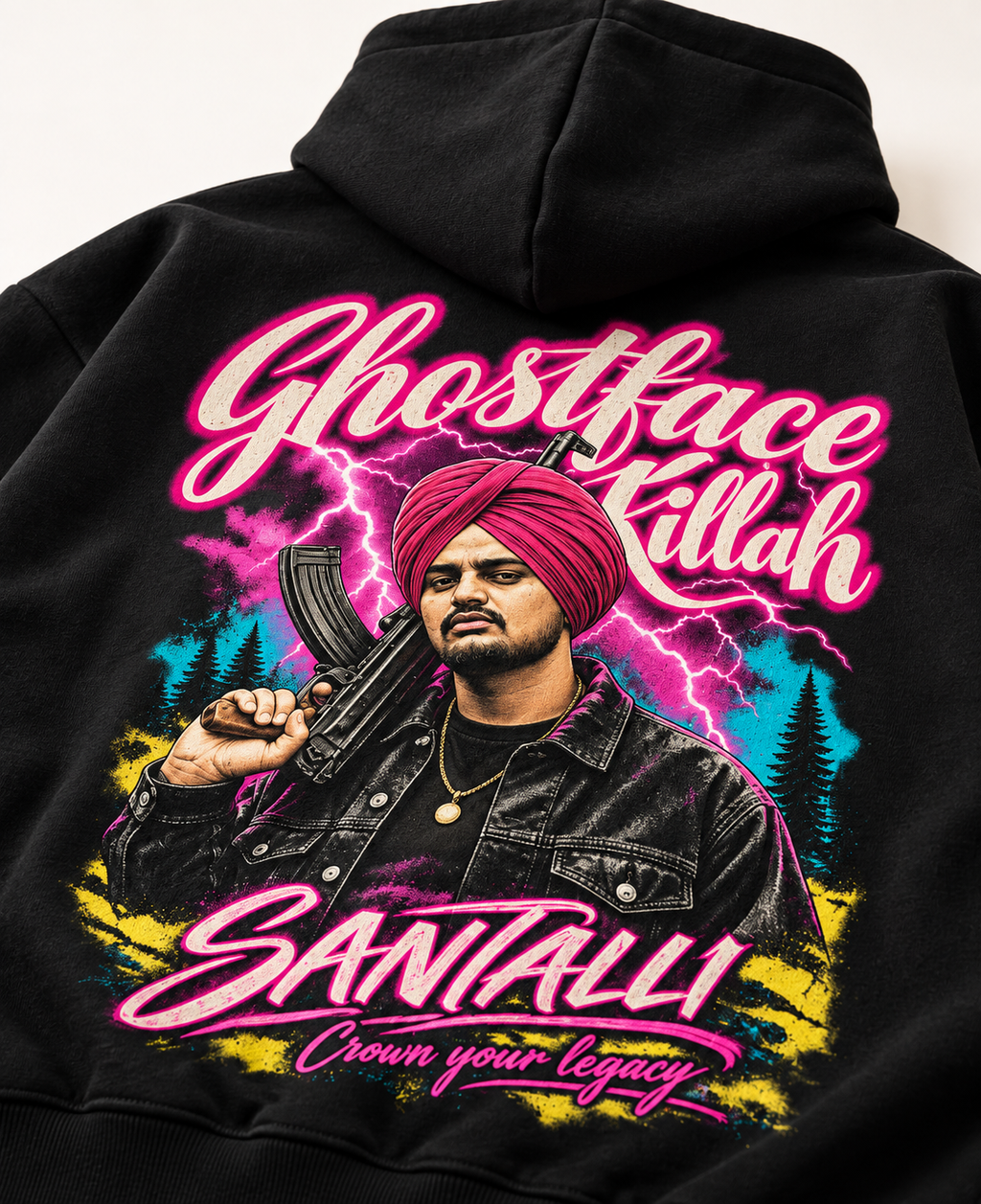 GHOSTFACE KILLAH OVERSIZED BOXY HOODIE