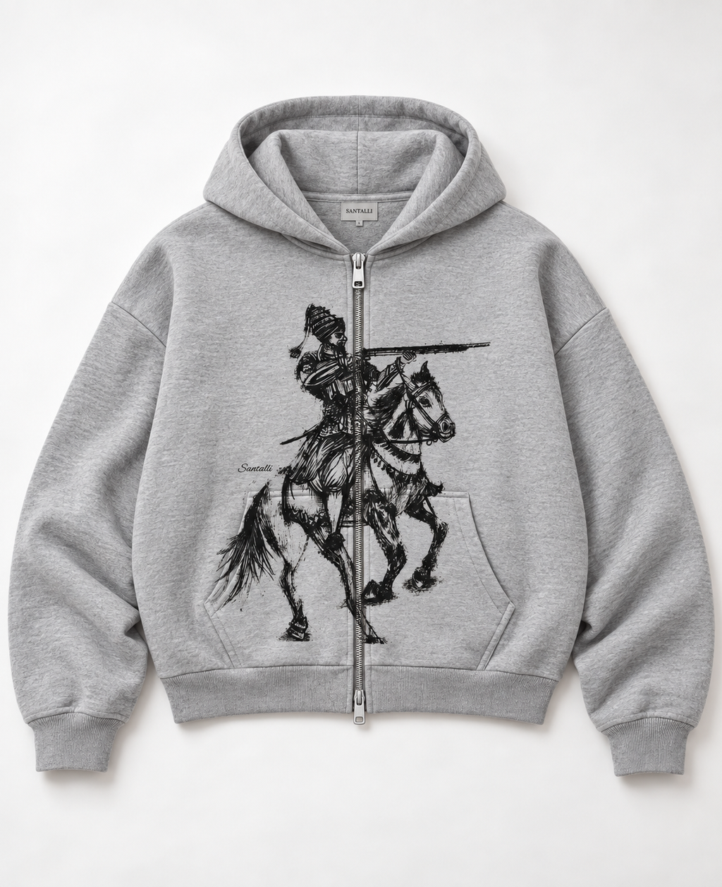 SHOOTER OVERSIZED ZIPPER BOXY HOODIE