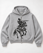 SHOOTER OVERSIZED ZIPPER BOXY HOODIE