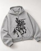 SHOOTER OVERSIZED ZIPPER BOXY HOODIE