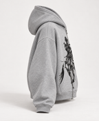 SHOOTER OVERSIZED ZIPPER BOXY HOODIE
