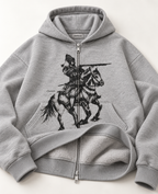 SHOOTER OVERSIZED ZIPPER BOXY HOODIE