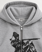 SHOOTER OVERSIZED ZIPPER BOXY HOODIE