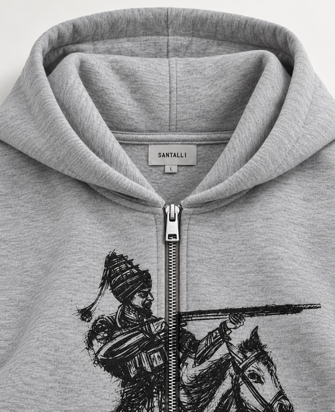 SHOOTER OVERSIZED ZIPPER BOXY HOODIE