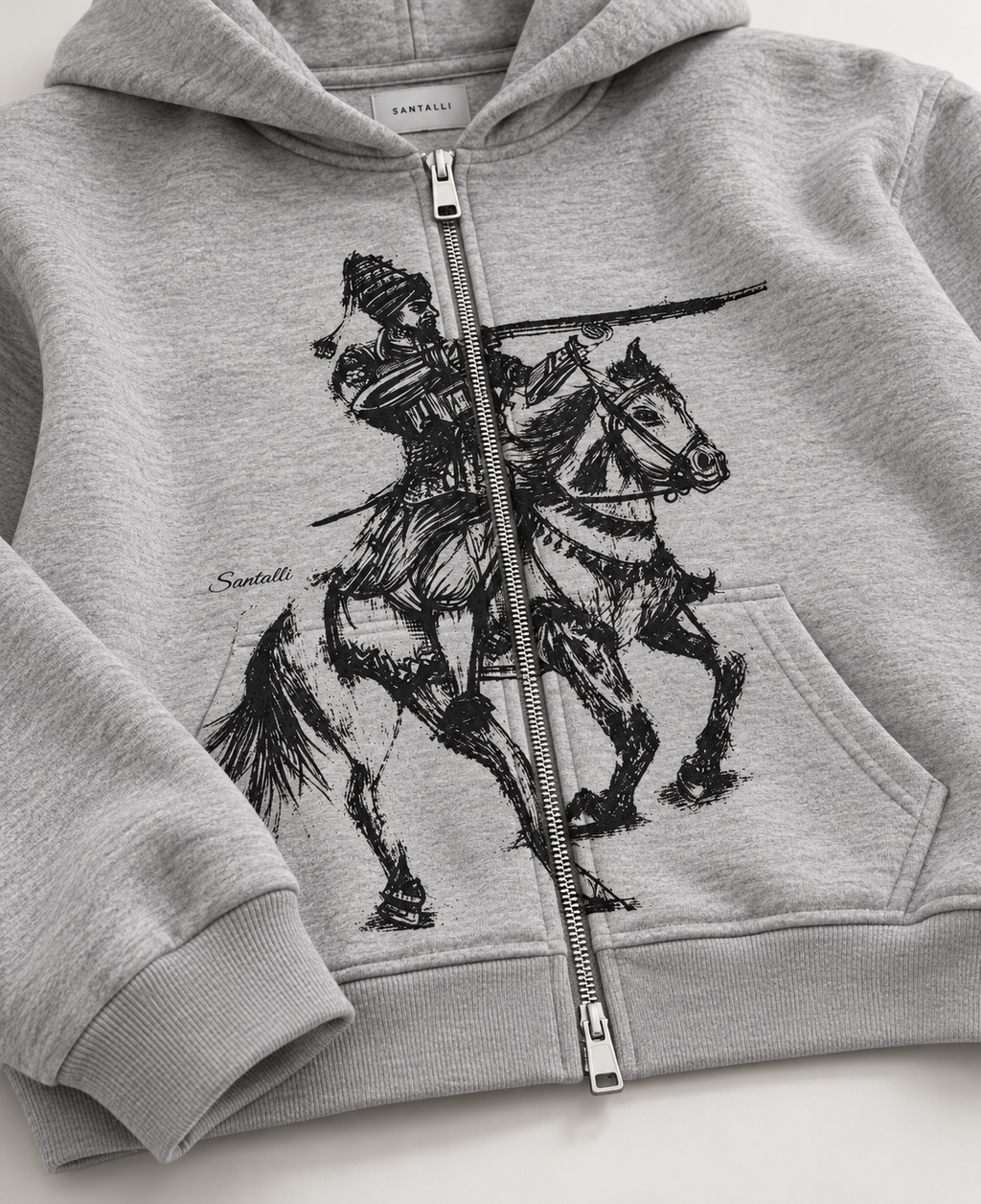 SHOOTER OVERSIZED ZIPPER BOXY HOODIE