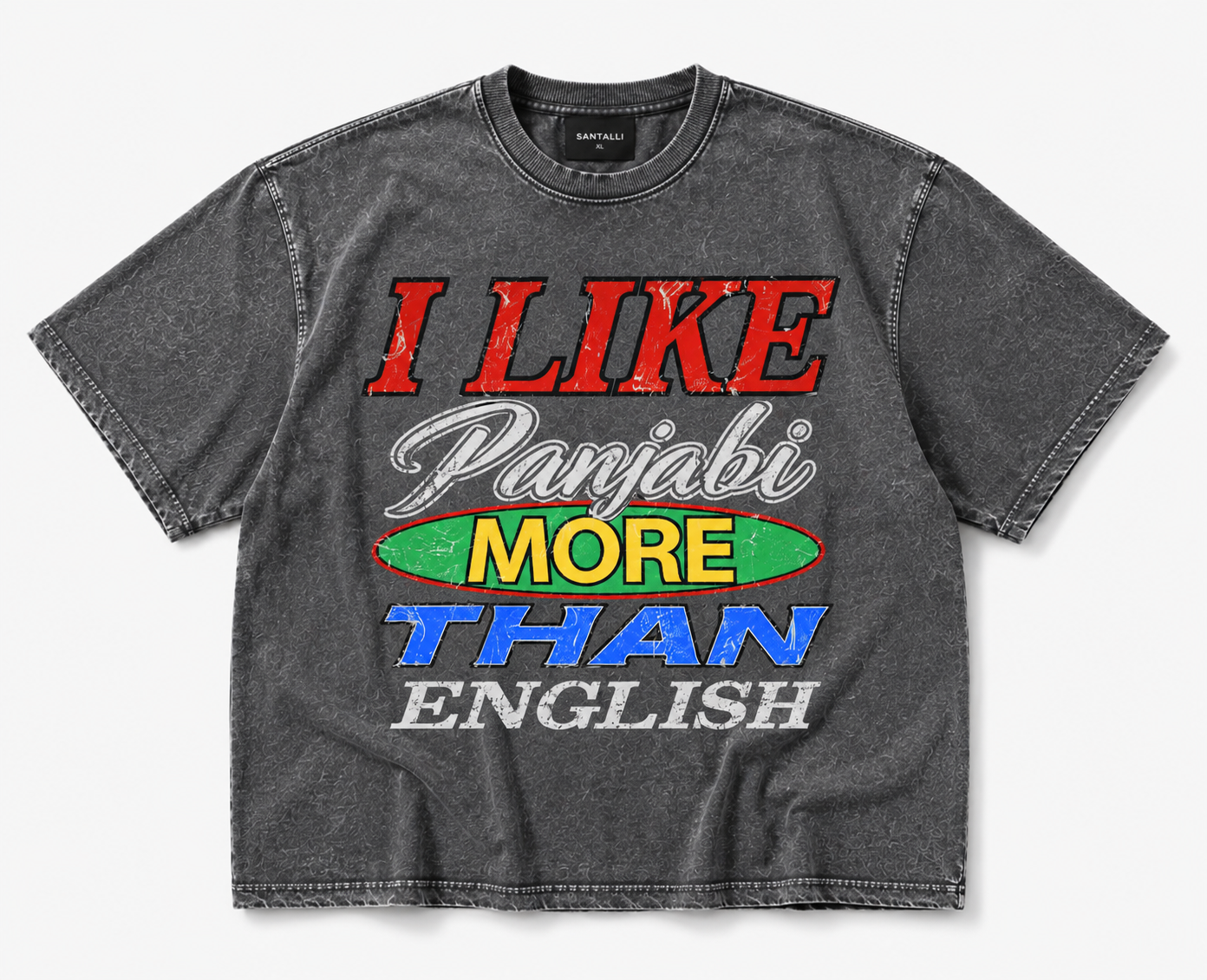 LOVE PUNJABI  OVERSIZED T SHIRT