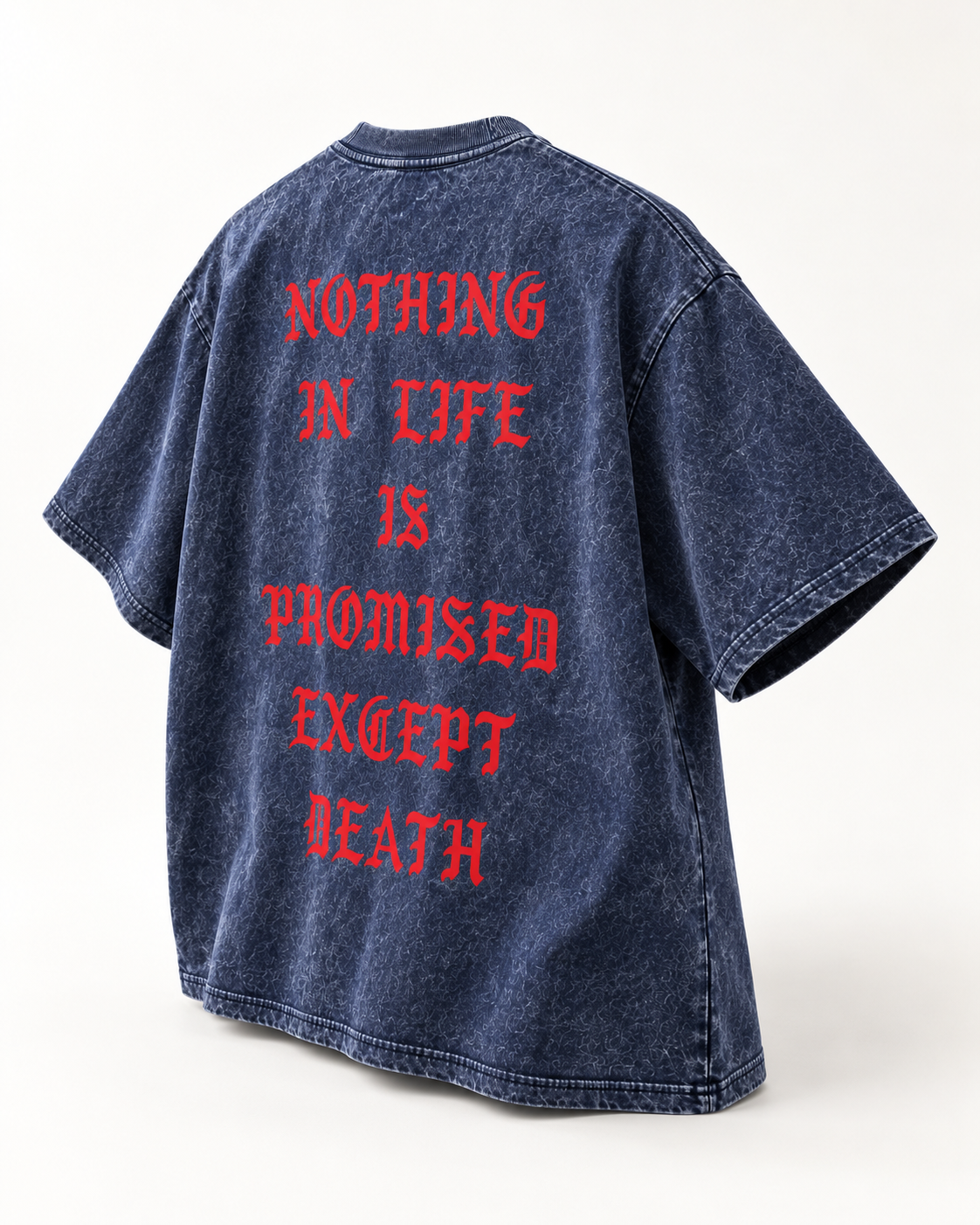 ALL EYES ON ME BLUE OVERSIZED T SHIRT