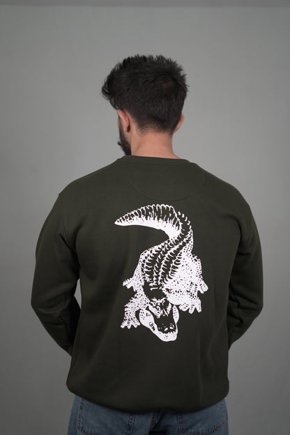 Crocodile Oversized Sweatshirt