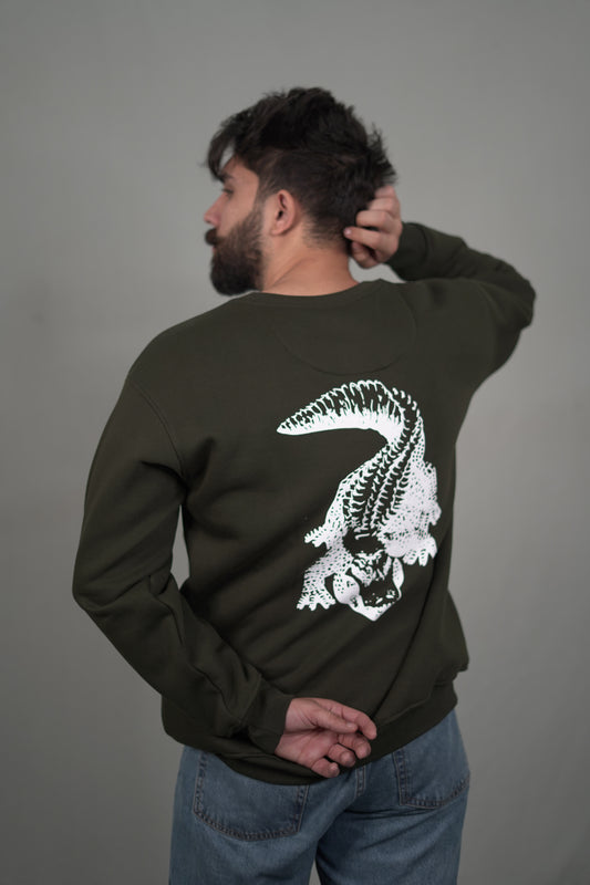 Crocodile Oversized Sweatshirt
