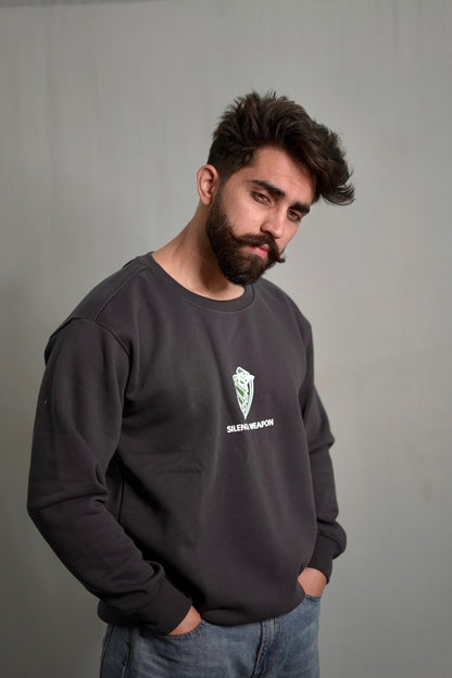 Silence is a weapon Oversized Sweatshirt
