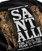 LEOPARD OVERSIZED T-SHIRT