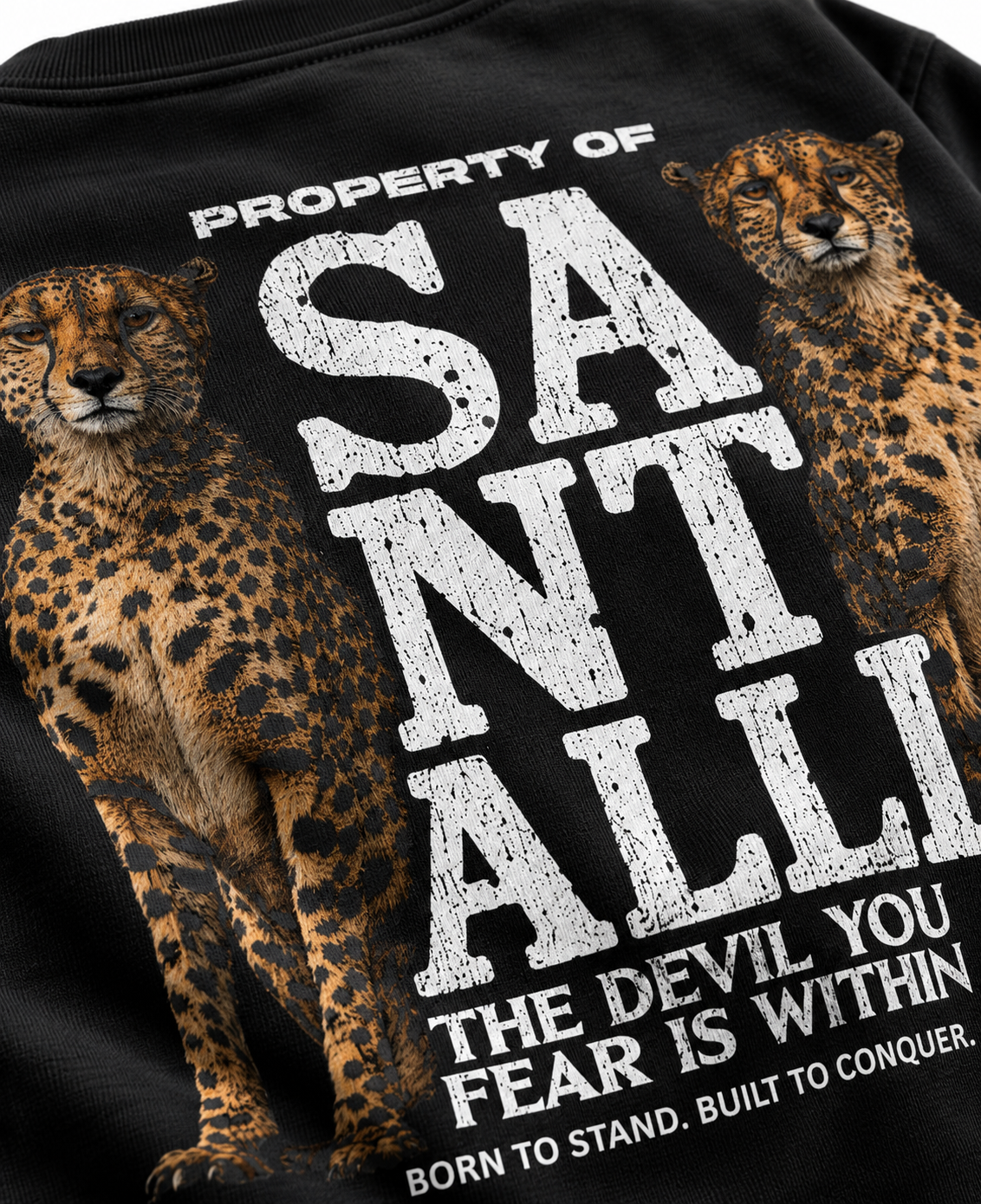 LEOPARD OVERSIZED T-SHIRT