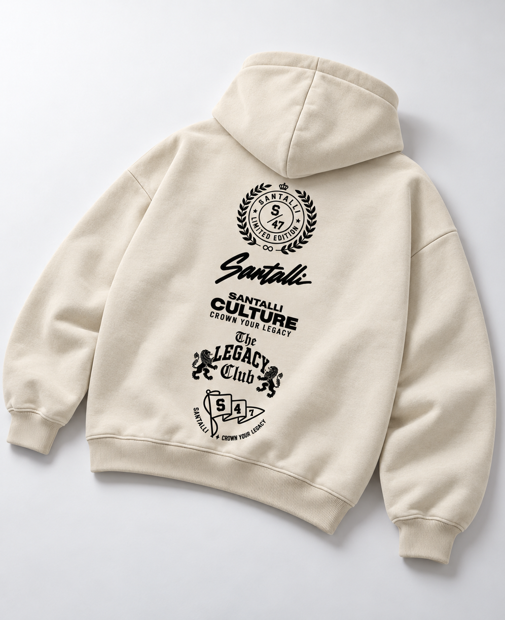 DOESN'T CARE OVERSIZED BOXY HOODIE
