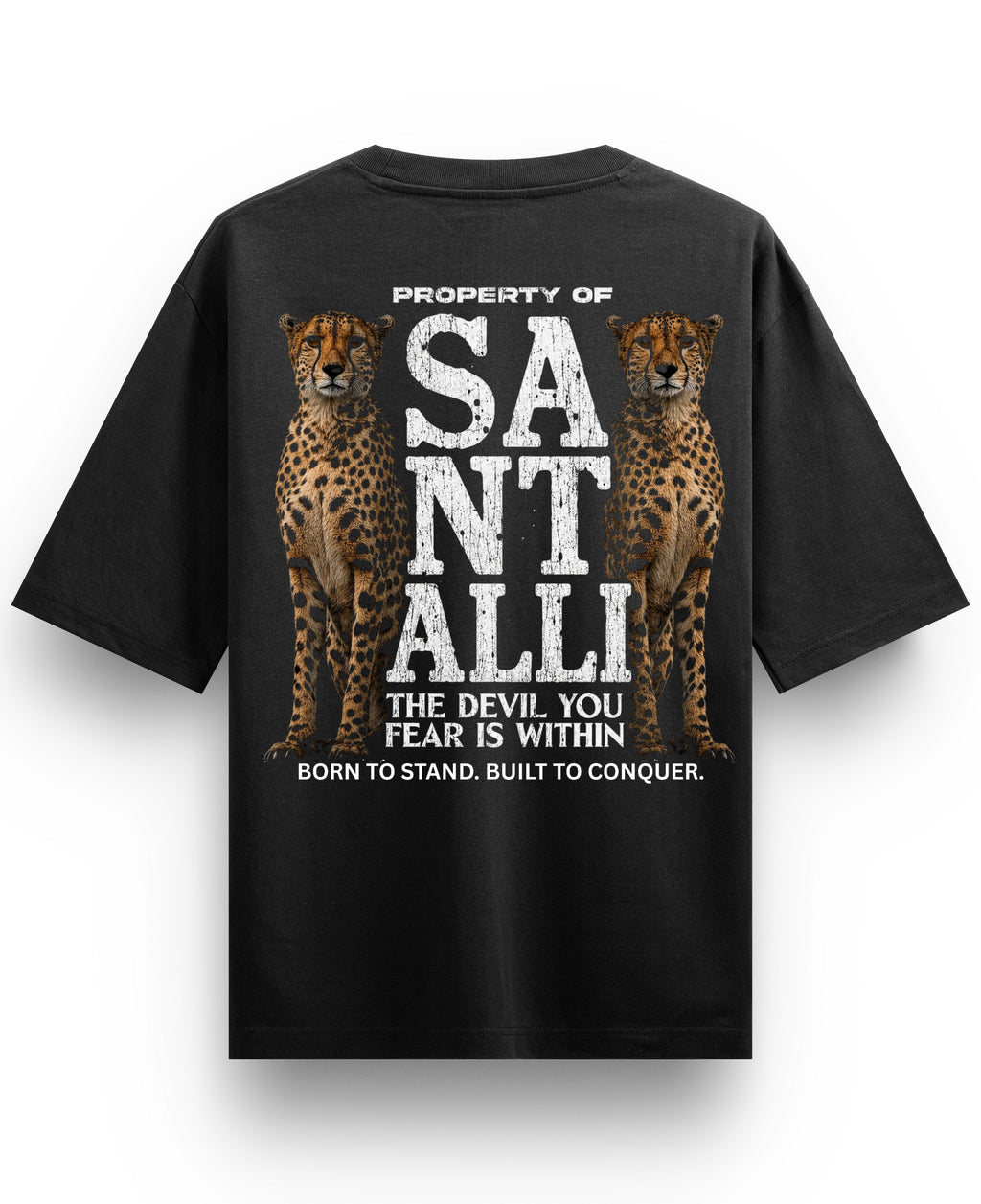 LEOPARD OVERSIZED T-SHIRT