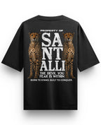 LEOPARD OVERSIZED T-SHIRT