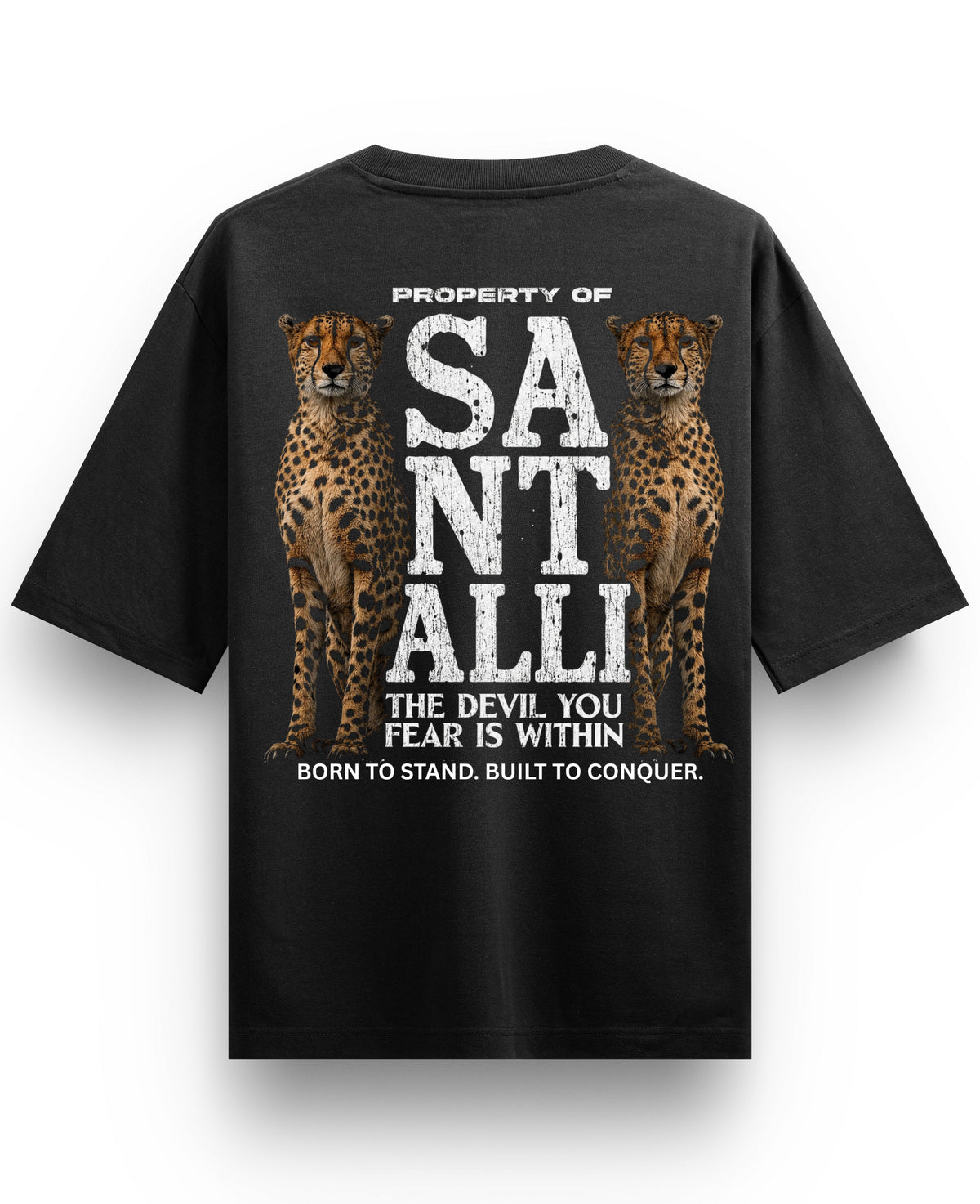 LEOPARD OVERSIZED T-SHIRT