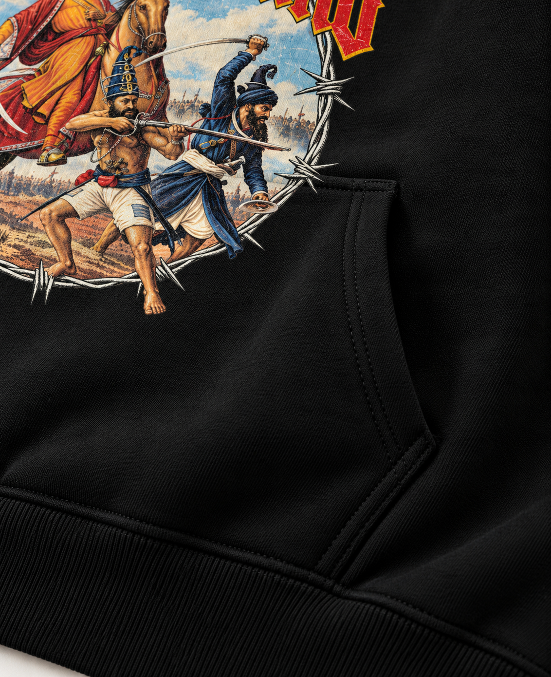 WARRIOR LAND OVERSIZED BOXY FIT HOODIE