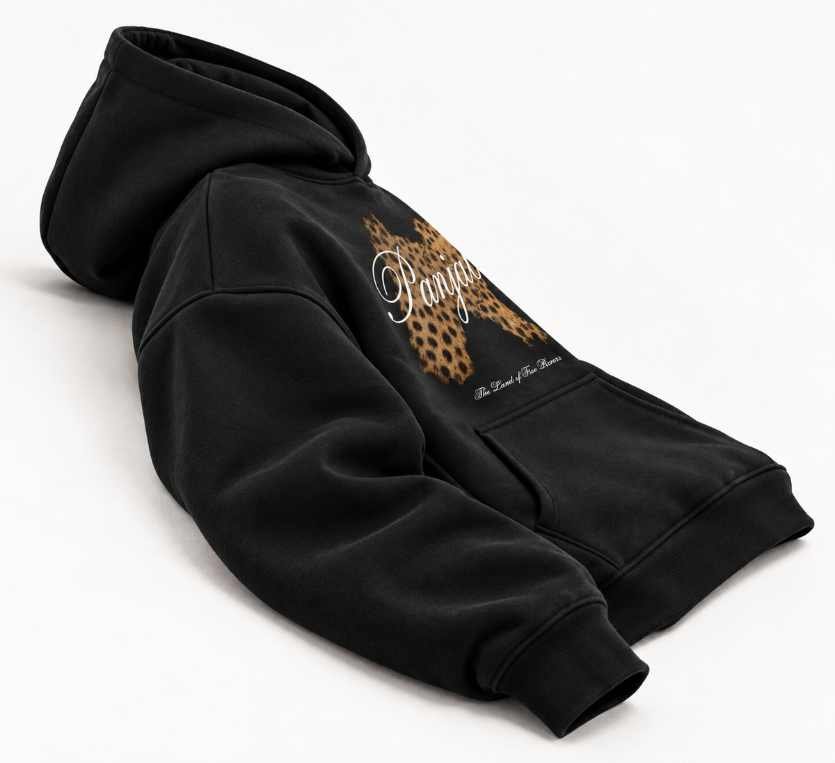 LEOPARD PANJAB OVERSIZED BOXY HOODIE