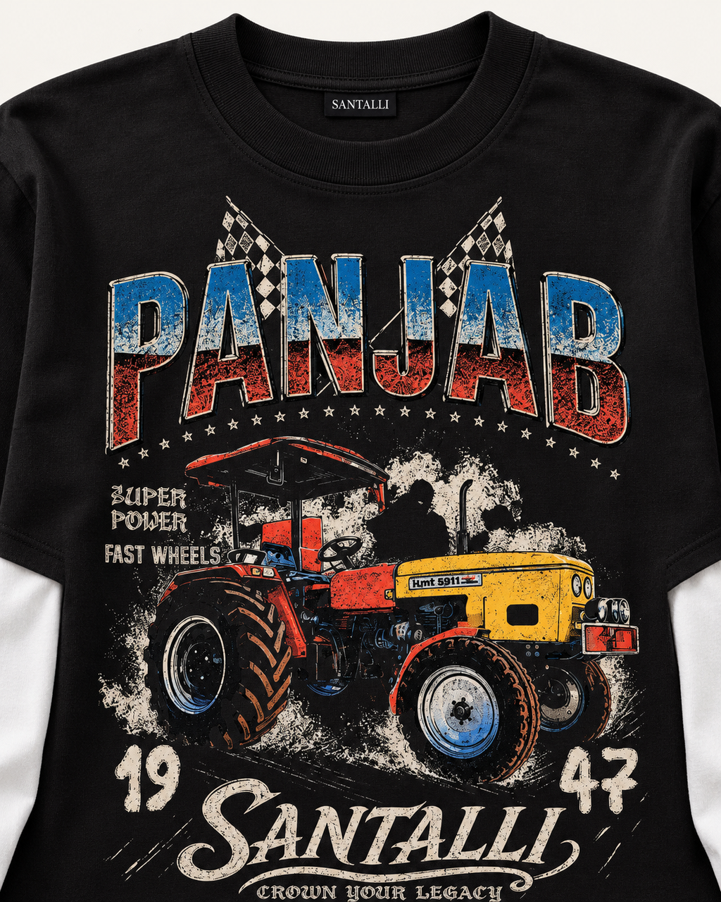 CULTURE ATTACHED SLEEVE T-SHIRT