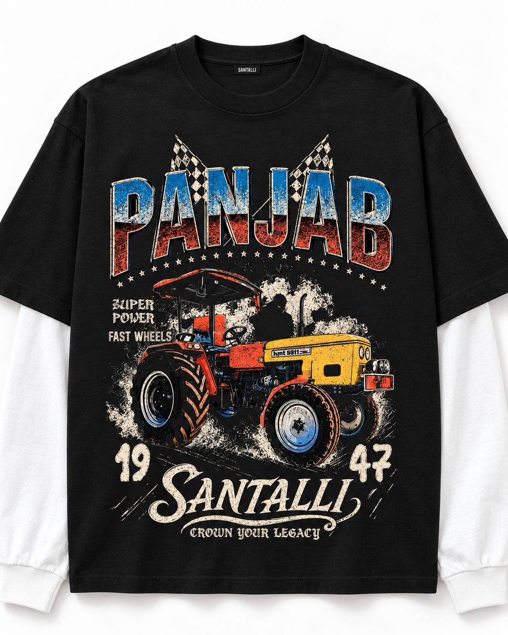 CULTURE ATTACHED SLEEVE T-SHIRT