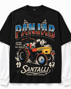CULTURE ATTACHED SLEEVE T-SHIRT