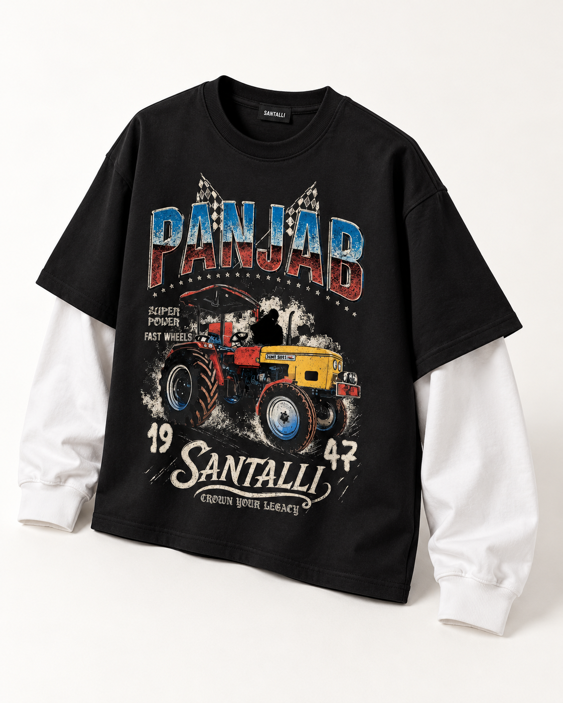 CULTURE ATTACHED SLEEVE T-SHIRT