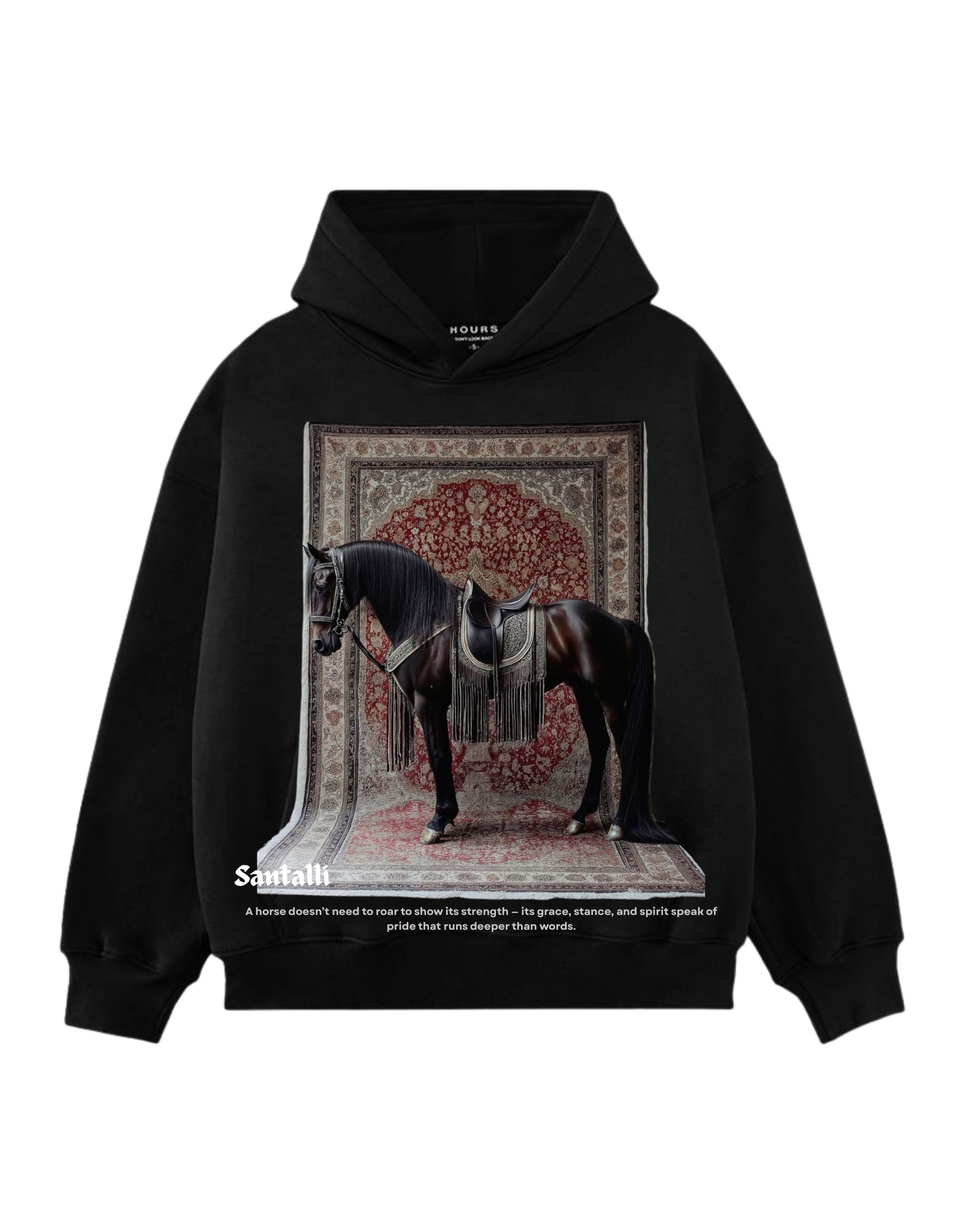 ROYAL HORSE OVERSIZED HOODIE