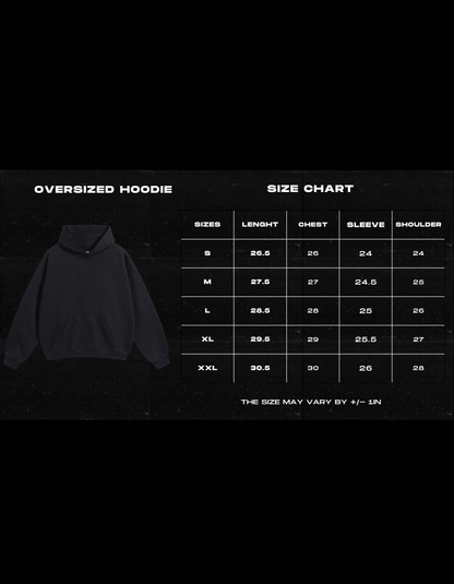NO MERCY OVERSIZED HOODIE