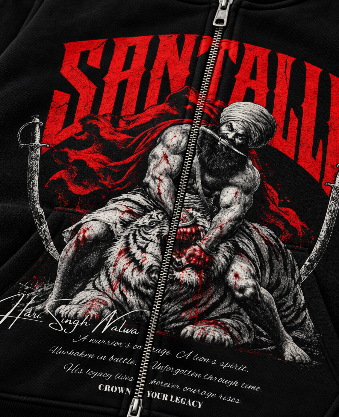 HARI SINGH NALWA ZIPPER HOODIE