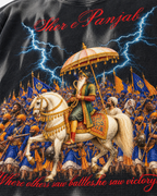 SHER E PANJAB HAMMER WASHED WAFFLE TSHIRT