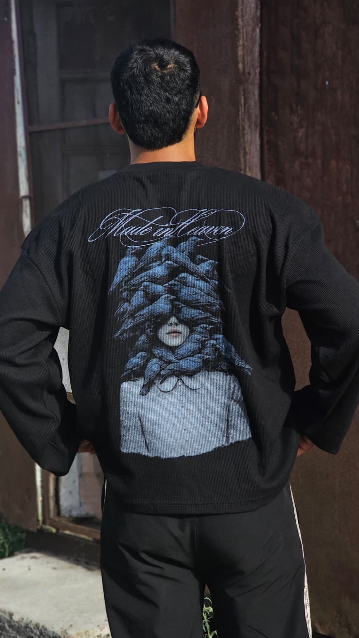 HEAVEN WAFFLE OVERSIZED T-SHIRT