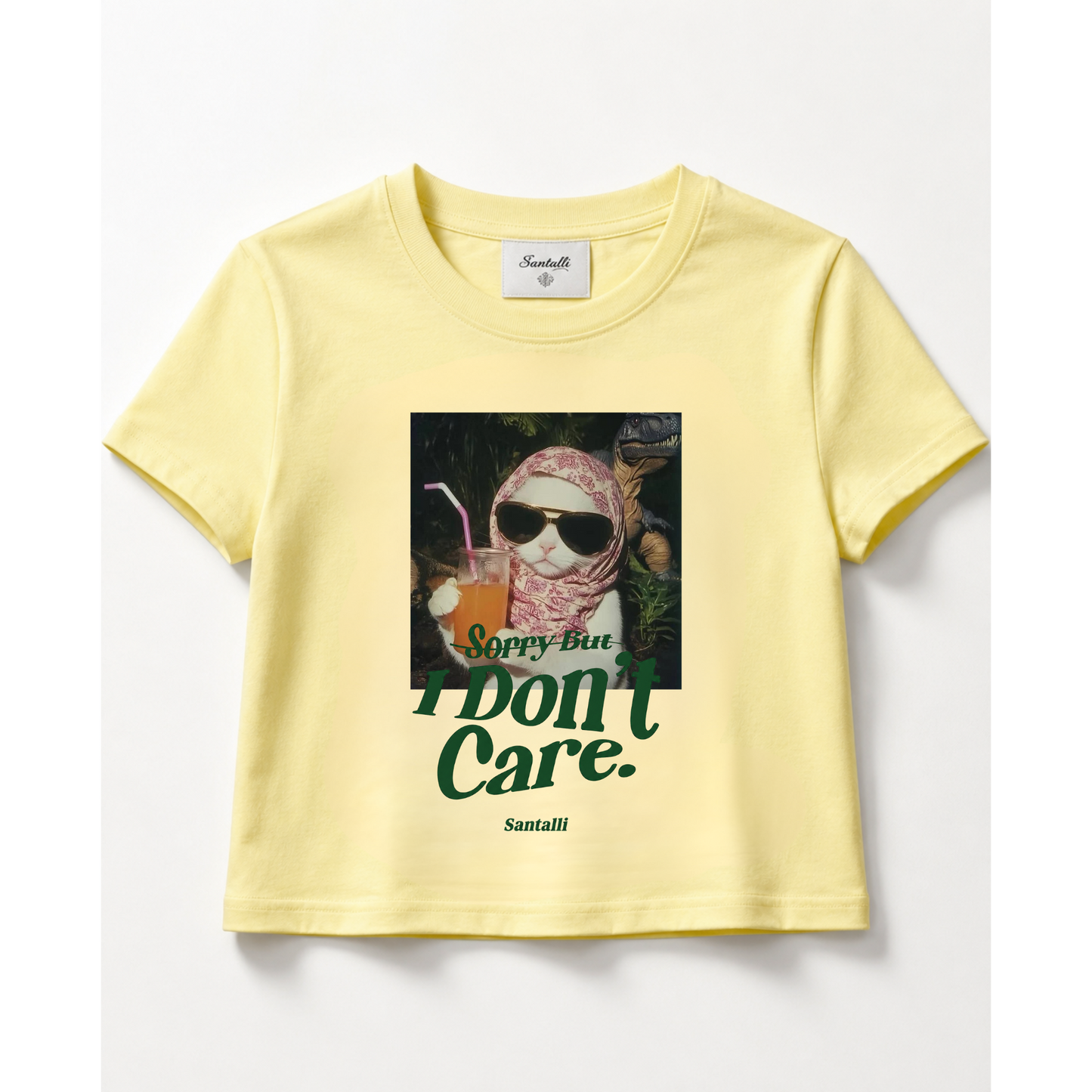 I DON'T CARE BABY TEE