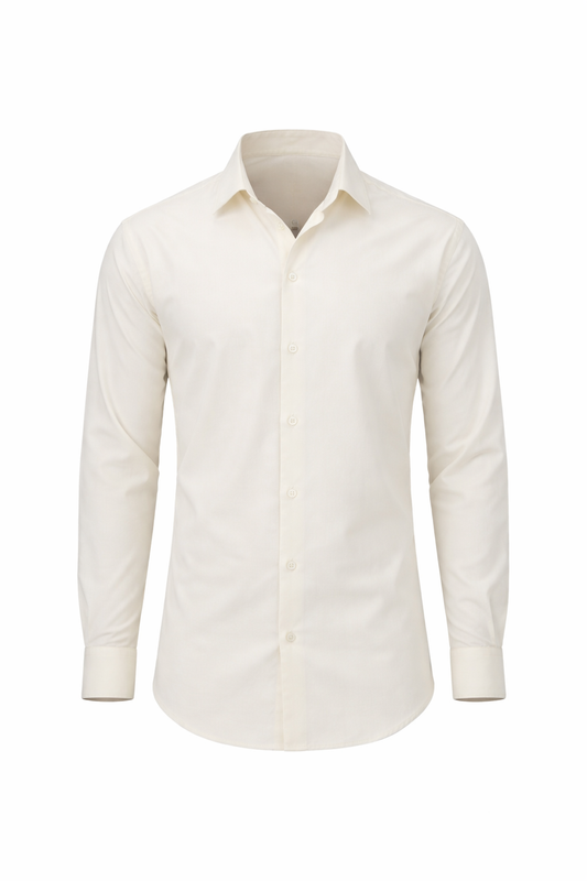 STRETCH OFF-WHITE SHIRT