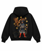 Black Boxy Hoodie Back Design