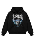 Black Boxy Hoodie Front Design