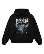 Black Boxy Hoodie Front Design