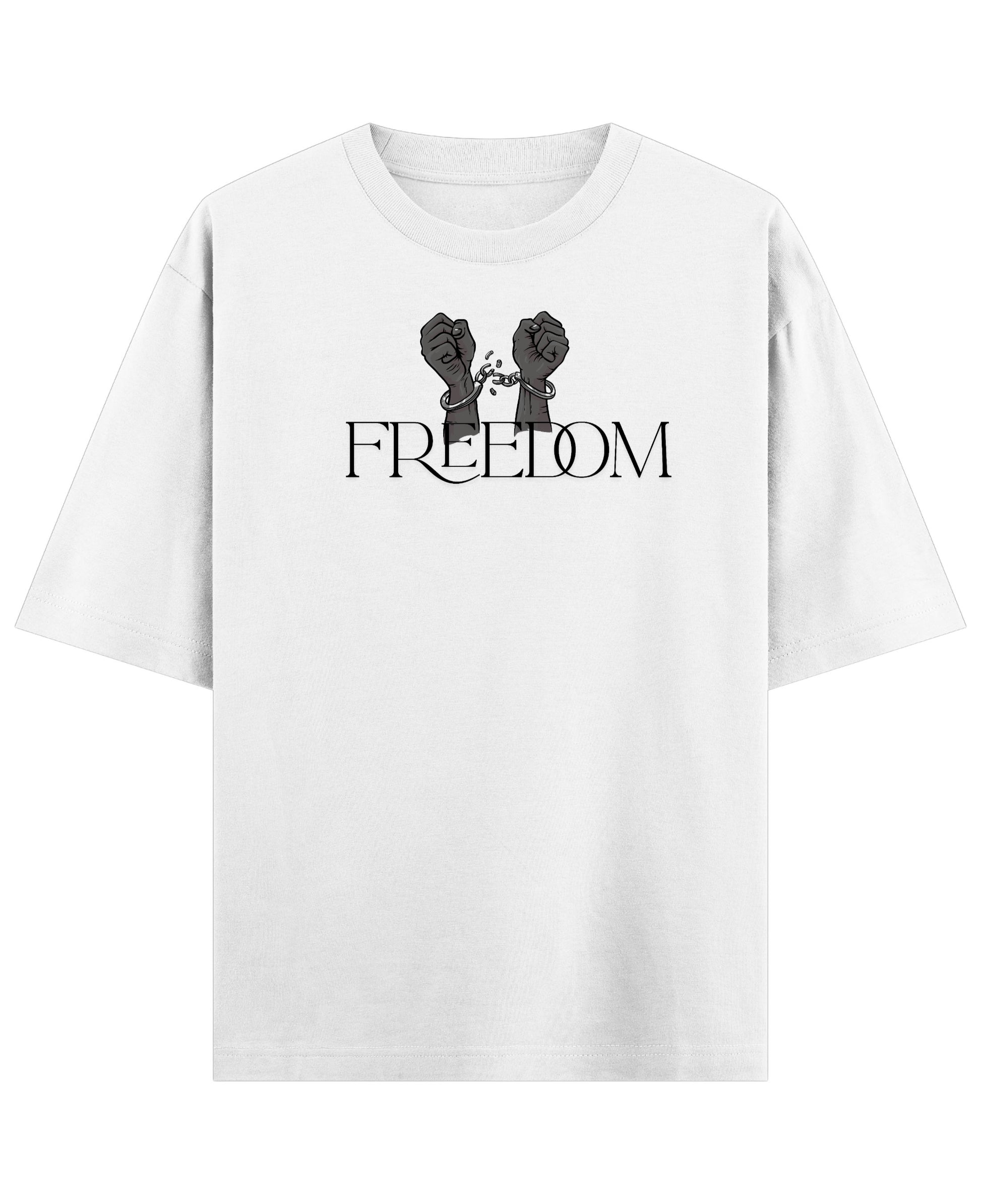 White Oversized T-shirt Front Design