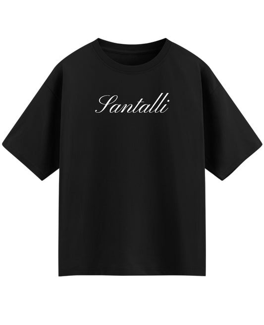 Black Oversized T-shirt Front Design