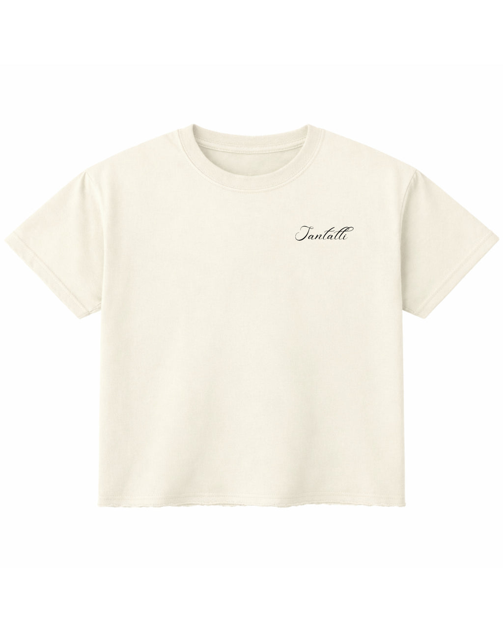 Off White Boxy Fit T-shirt Front Design