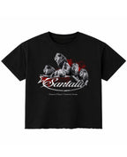 Black Boxy Fit T-shirt Front Design