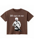 Brown Boxy Fit T-shirt Front Design