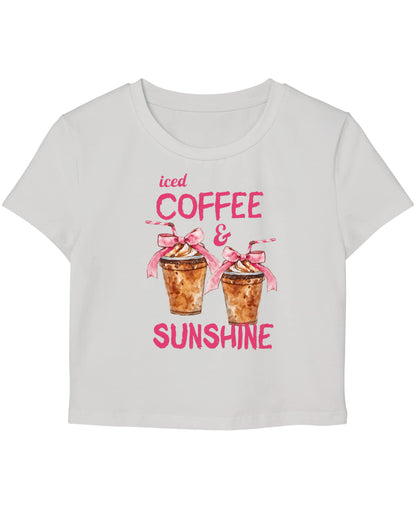 White Baby Tee Front Design