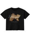 Black Boxy Fit T-shirt Front Design
