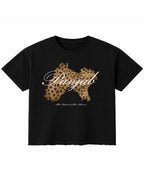 Black Boxy Fit T-shirt Front Design