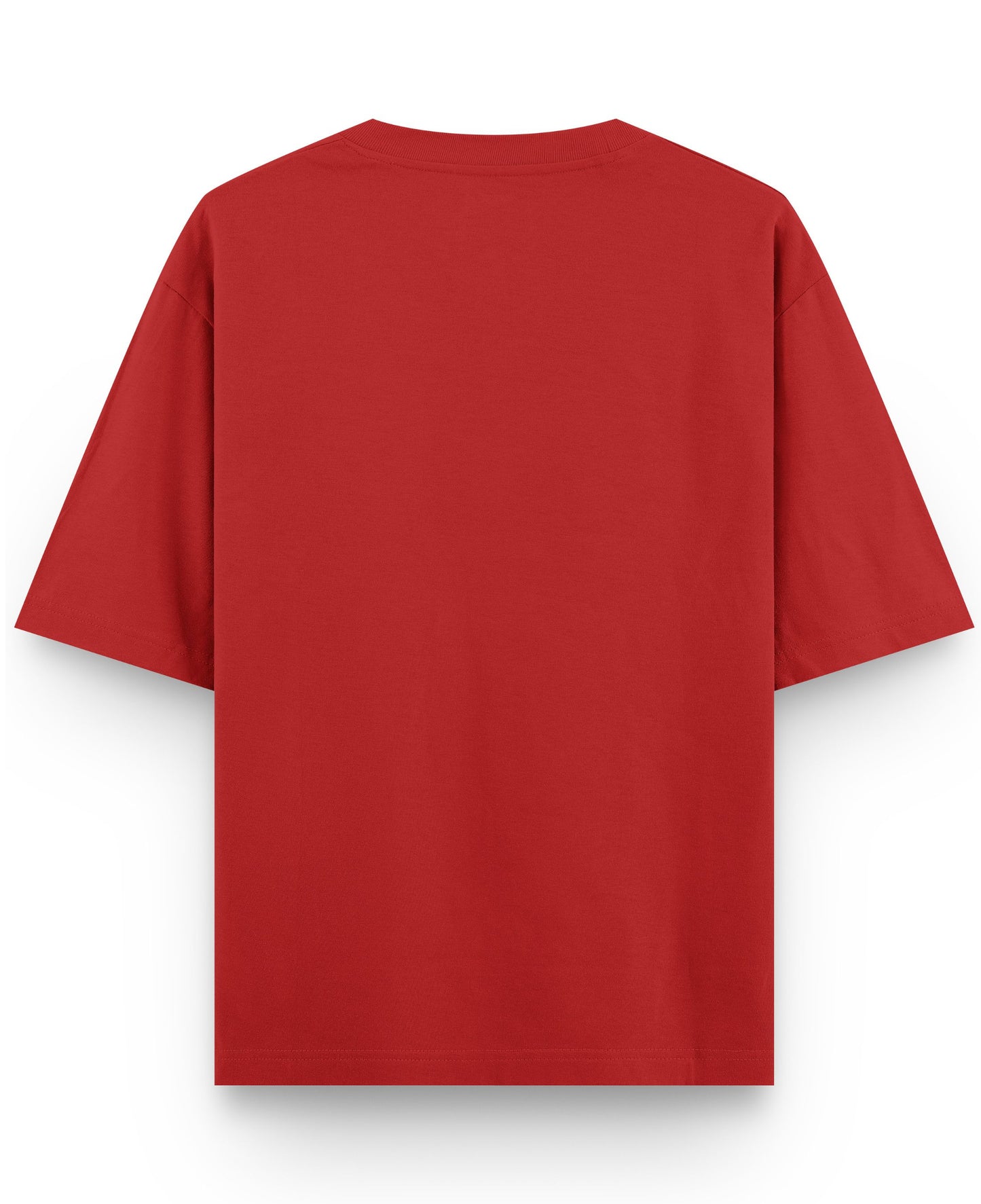 Red Oversized T-shirt Back Design