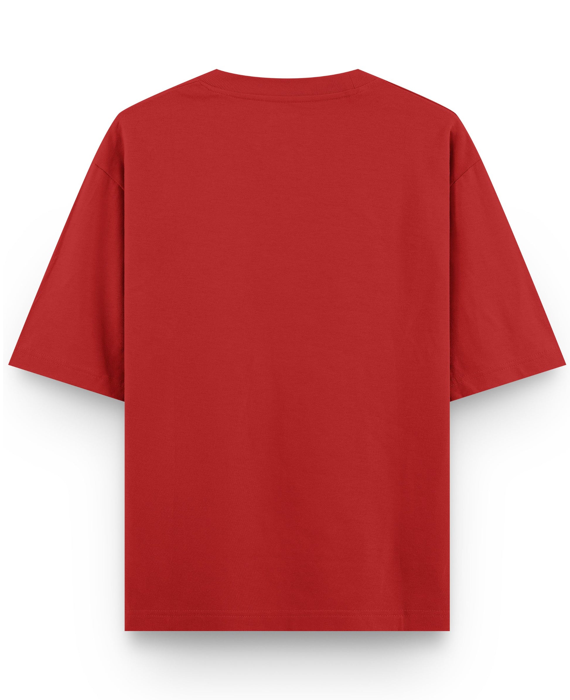 Red Oversized T-shirt Back Design