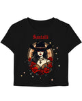Black Baby Tee Front Design