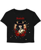 Black Baby Tee Front Design