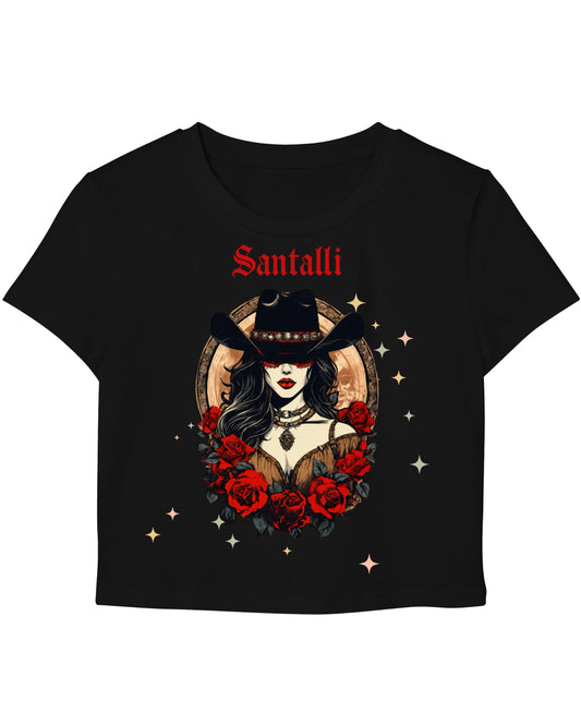 Black Baby Tee Front Design