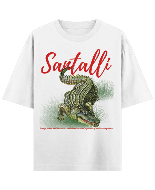 White Oversized T-shirt Front Design